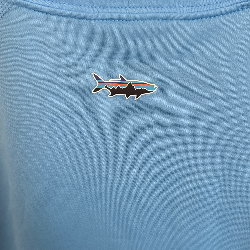 Men's Patagonia Blue Long Sleeve Fly Fishing Shirt -Like New - Picture 4 of 9